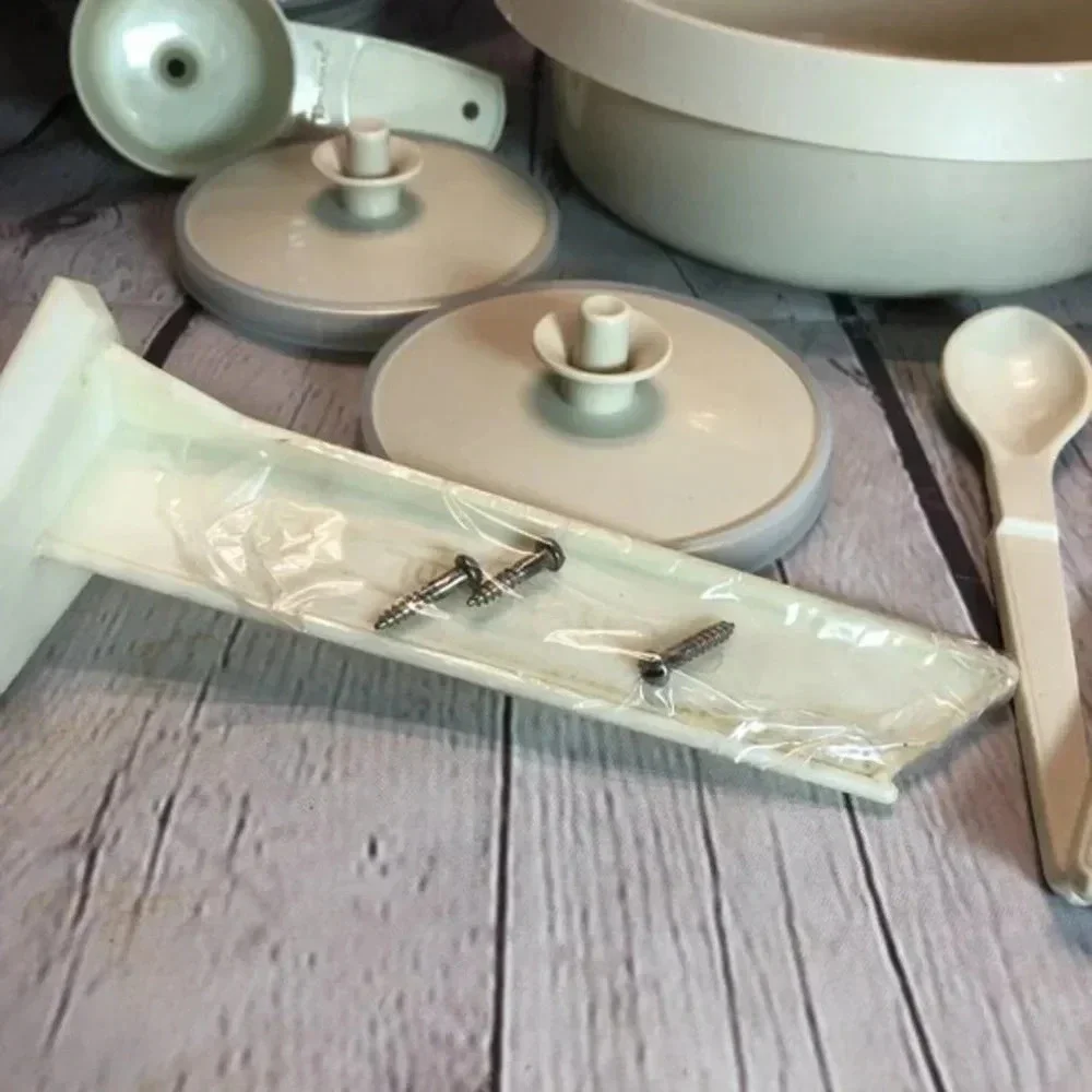 Vintage Tupperware almond assortment